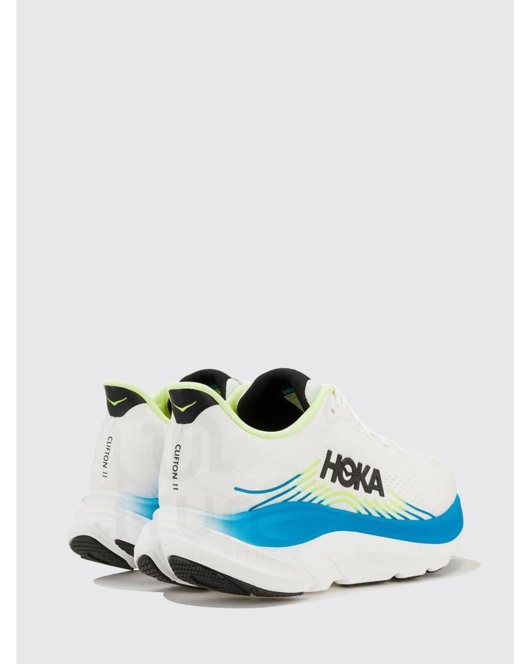03 Run Hoka One One Clifton 11 Cushioned Breathable Technical Mesh Running ...