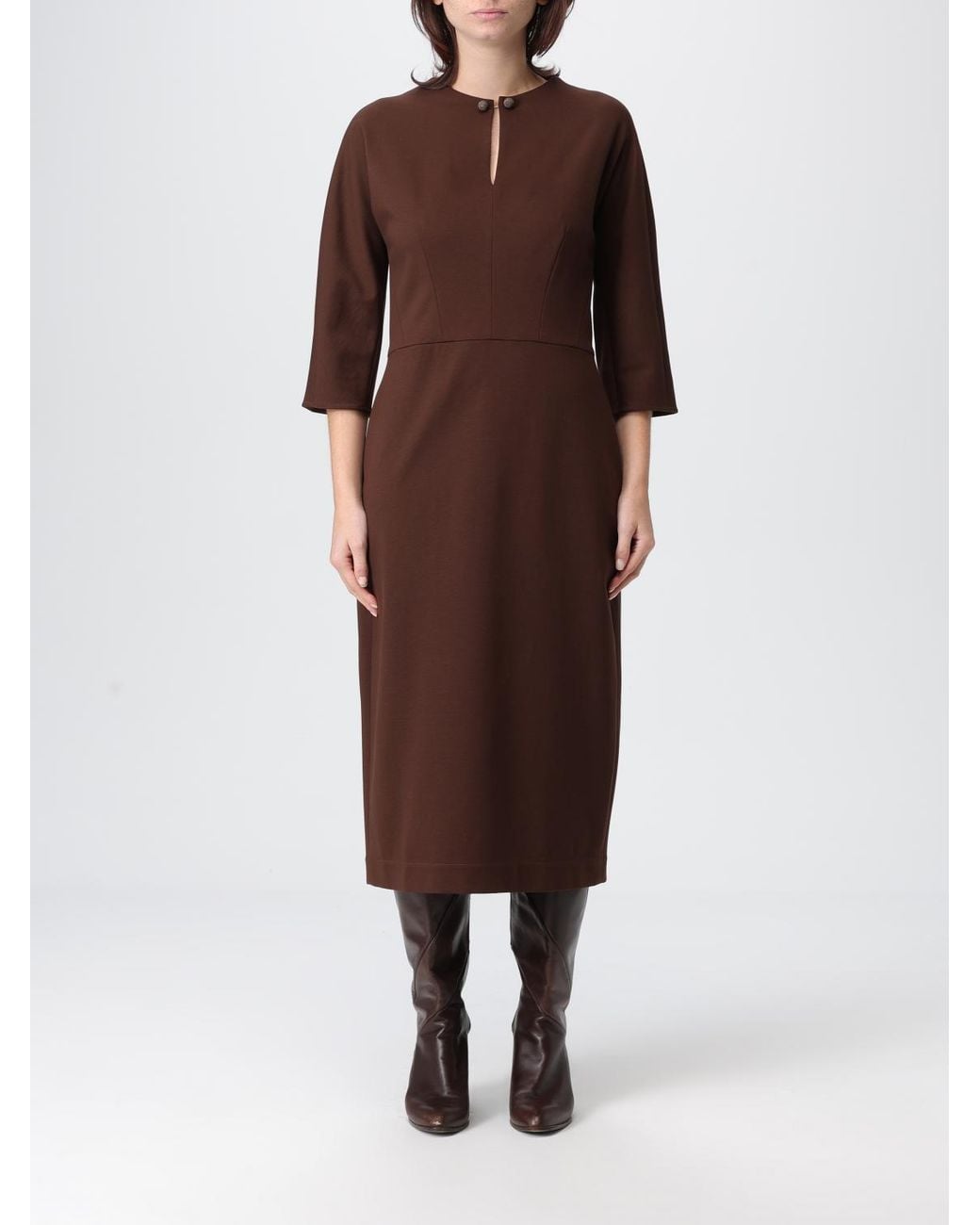 Fabiana Filippi Brown Dress