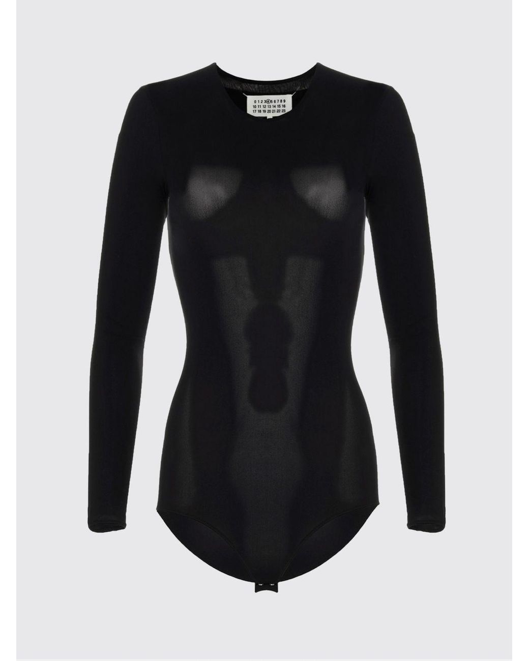 Maison Margiela Black Slim Fit Long-Sleeve Top