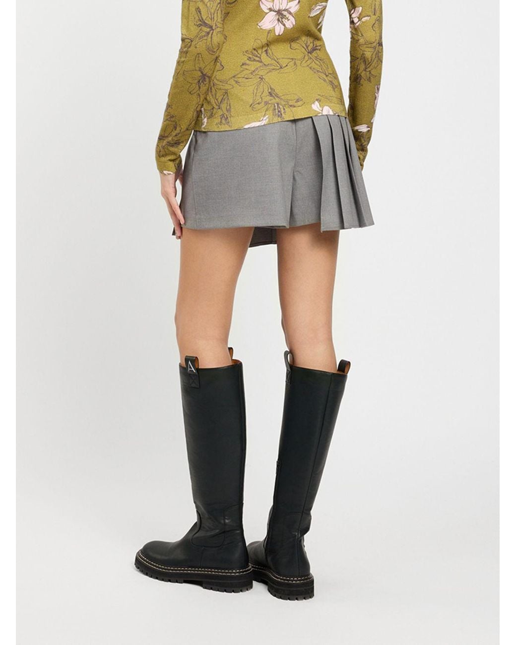 Twinset Gray Skirt