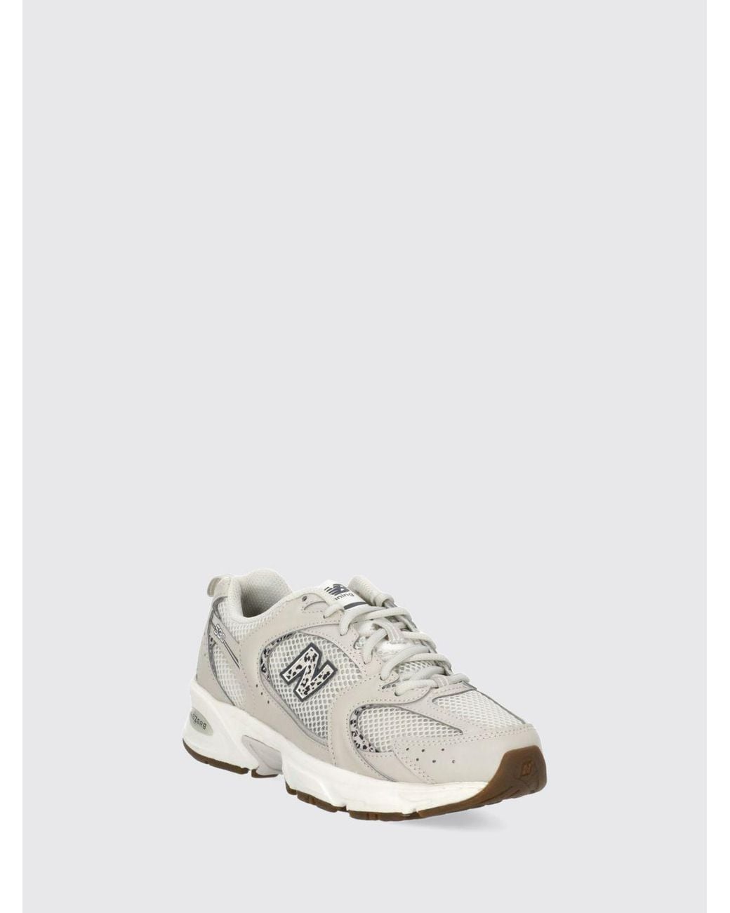 New Balance White 530 Synthetic Leather And Mesh Sneakers With Abzorb Midsole for men