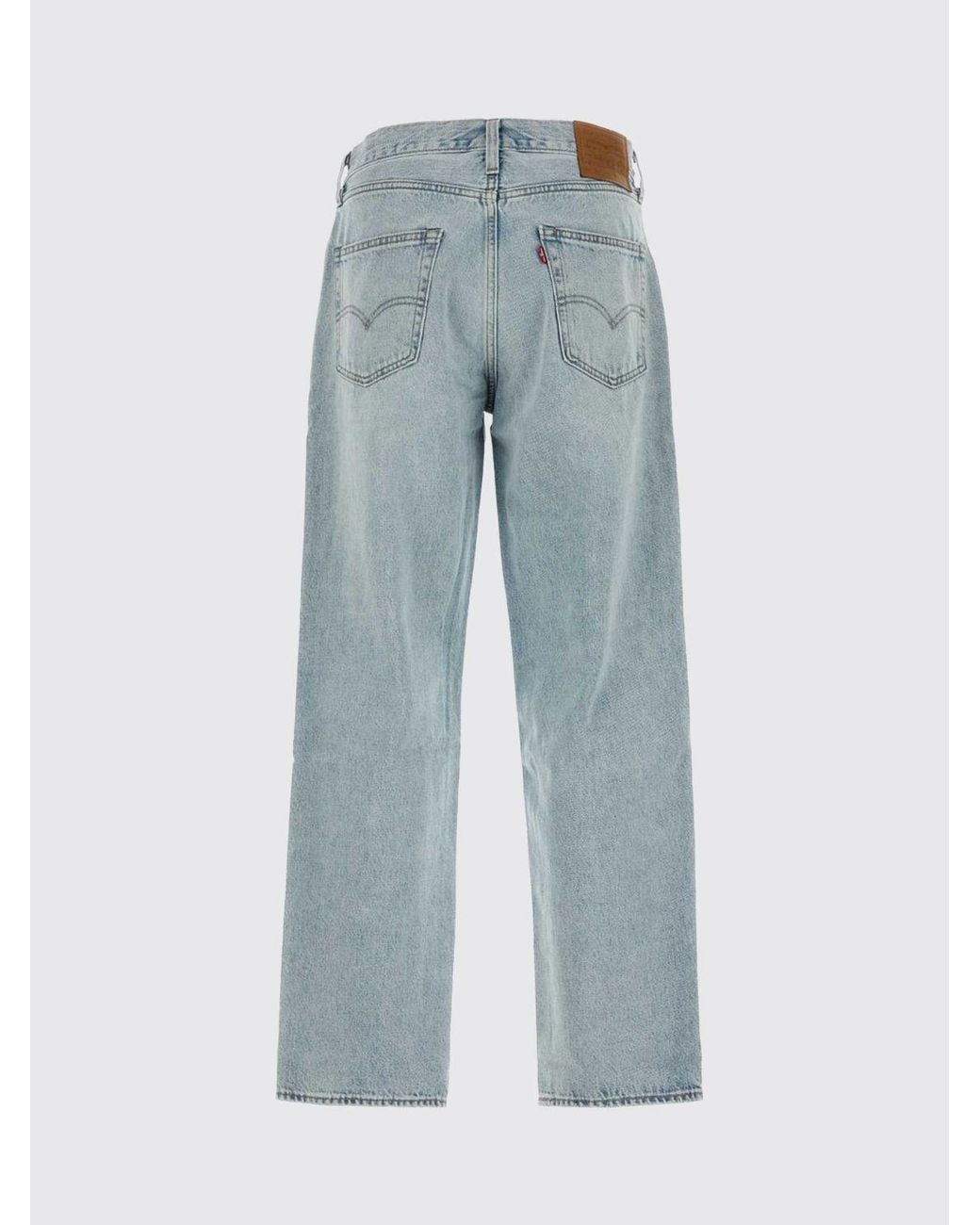 Levi's Blue 568 Straight Leg Jeans for men