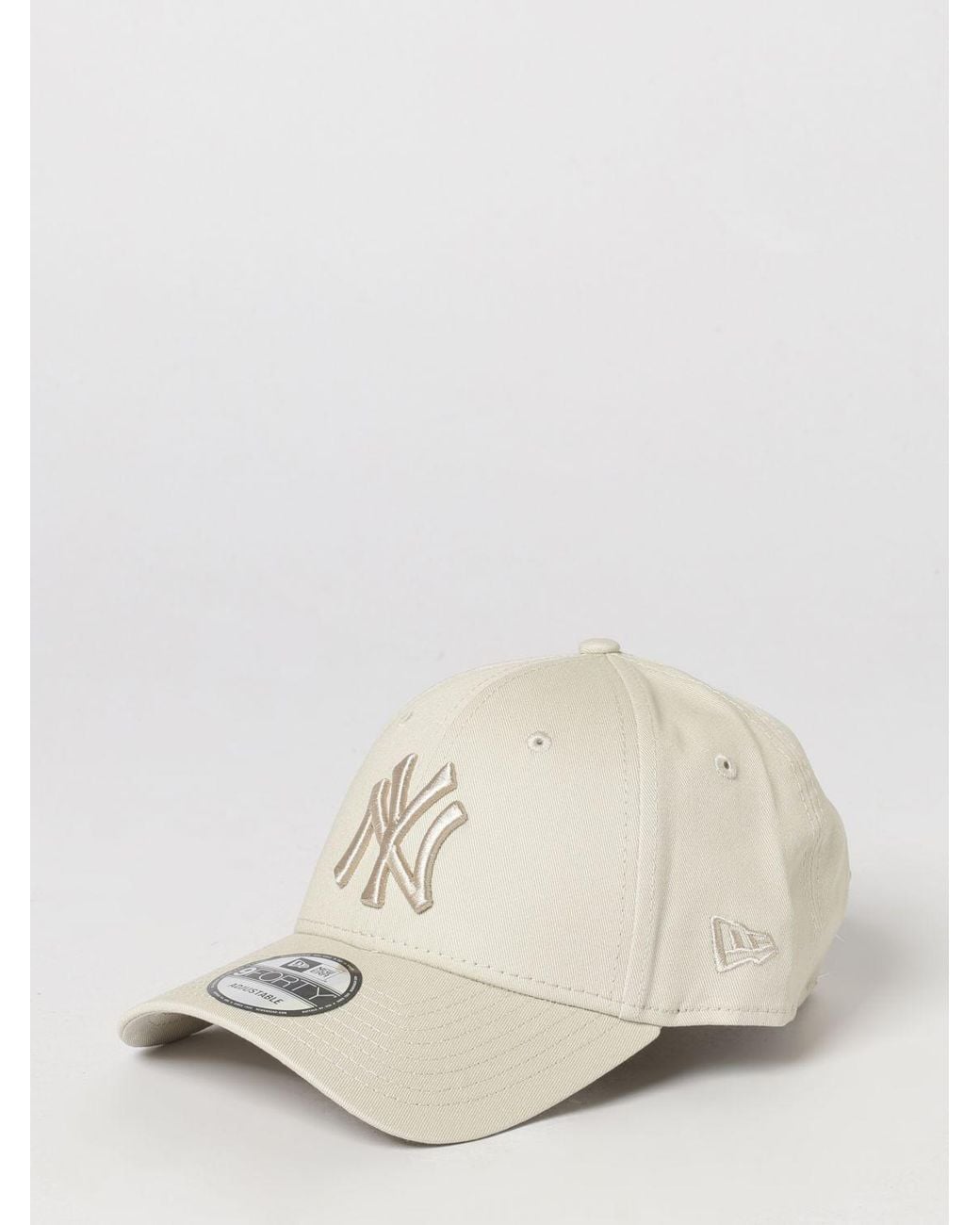 KTZ Natural 9Forty Ny Yankees Cotton Baseball Cap With Embroidered Logo for men