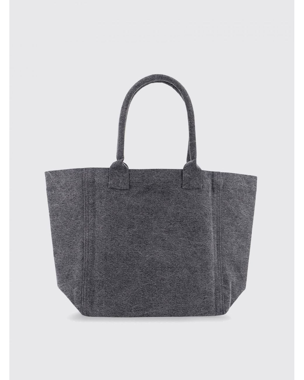 Isabel Marant Black Yenki Cotton Canvas Bag