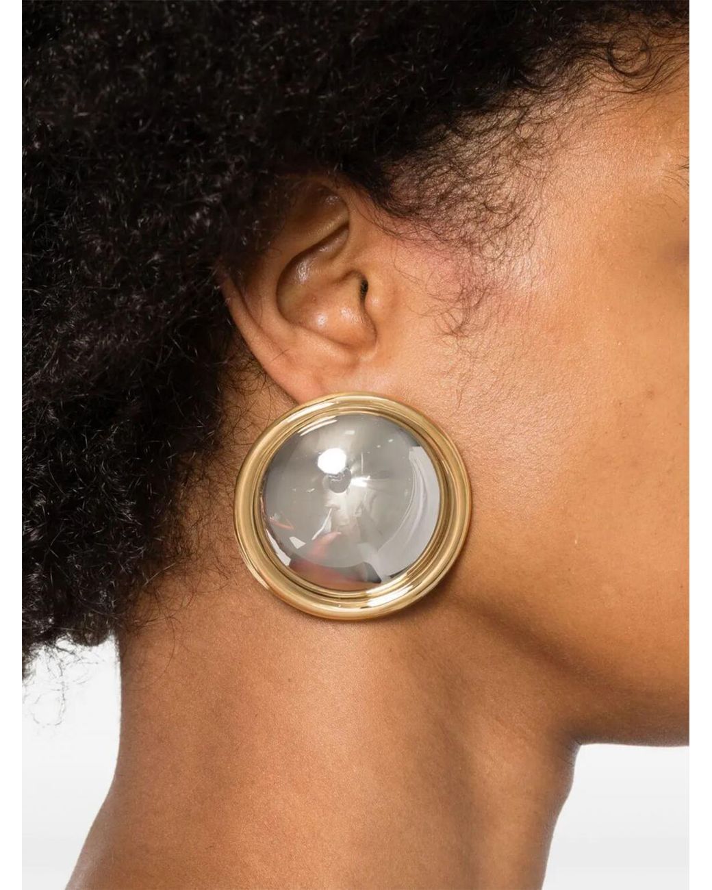 Orecchini Rond di Jacquemus in White