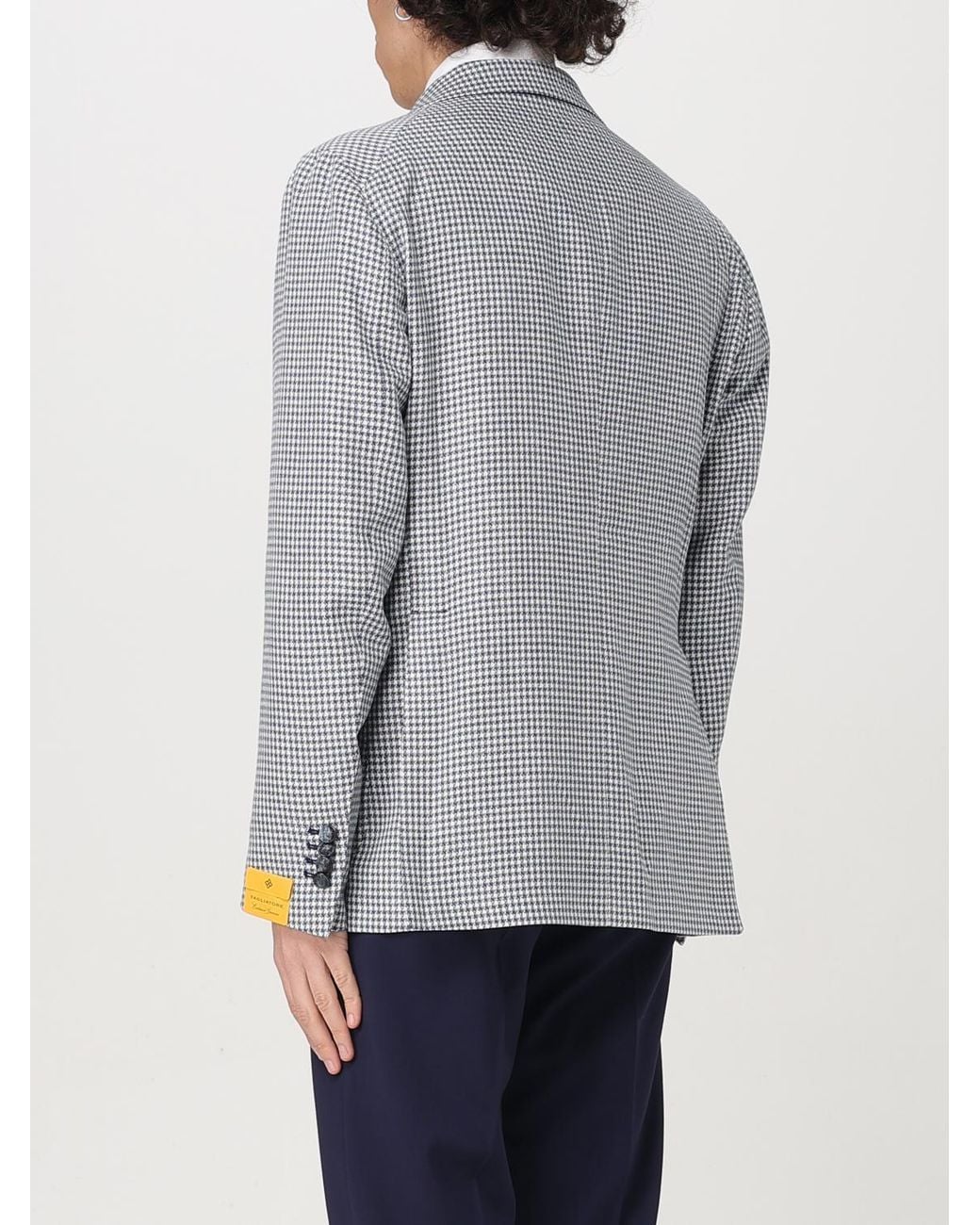 Tagliatore Gray Classic Fit Linen Blazer for men