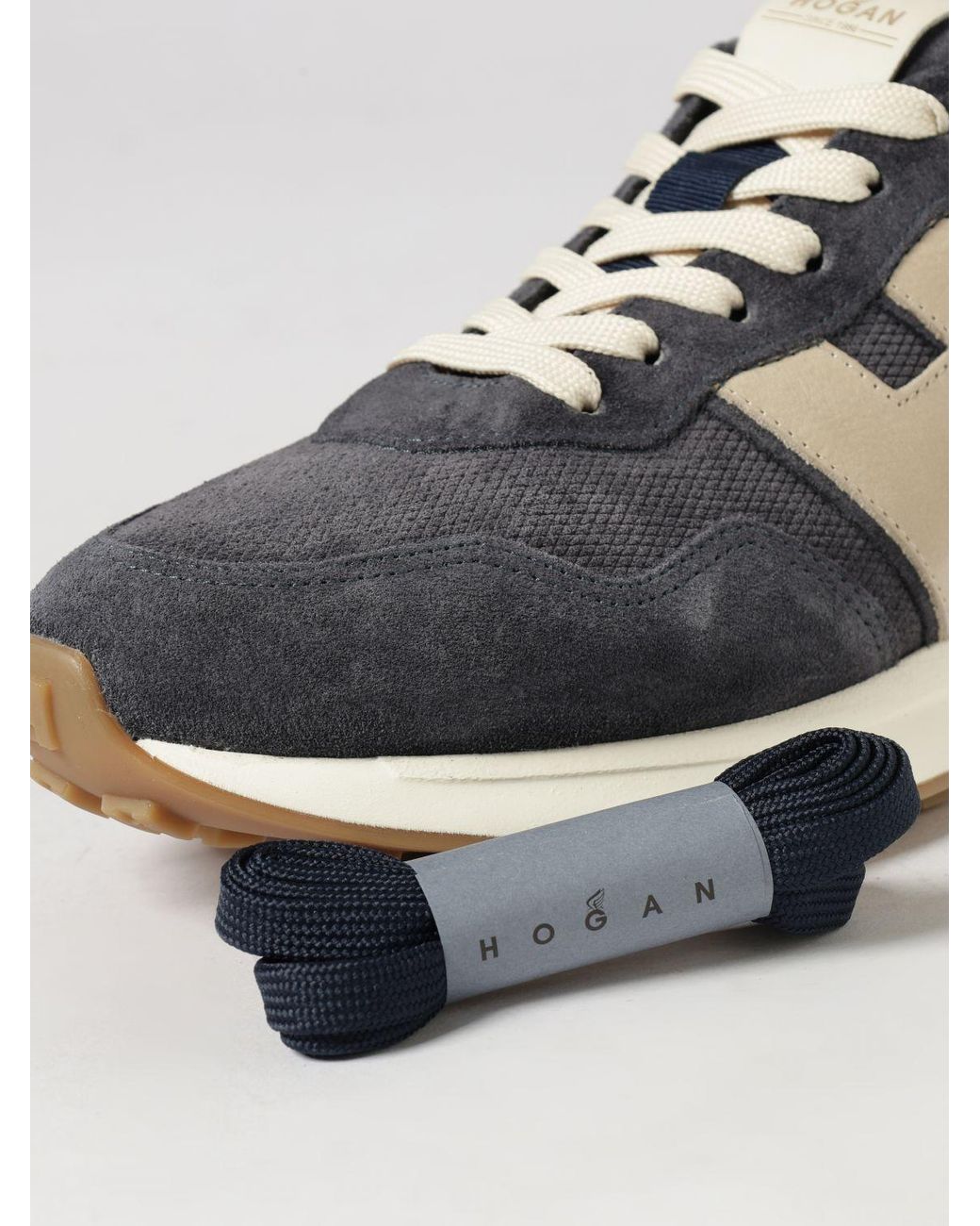 Hogan White H641 Trainers for men