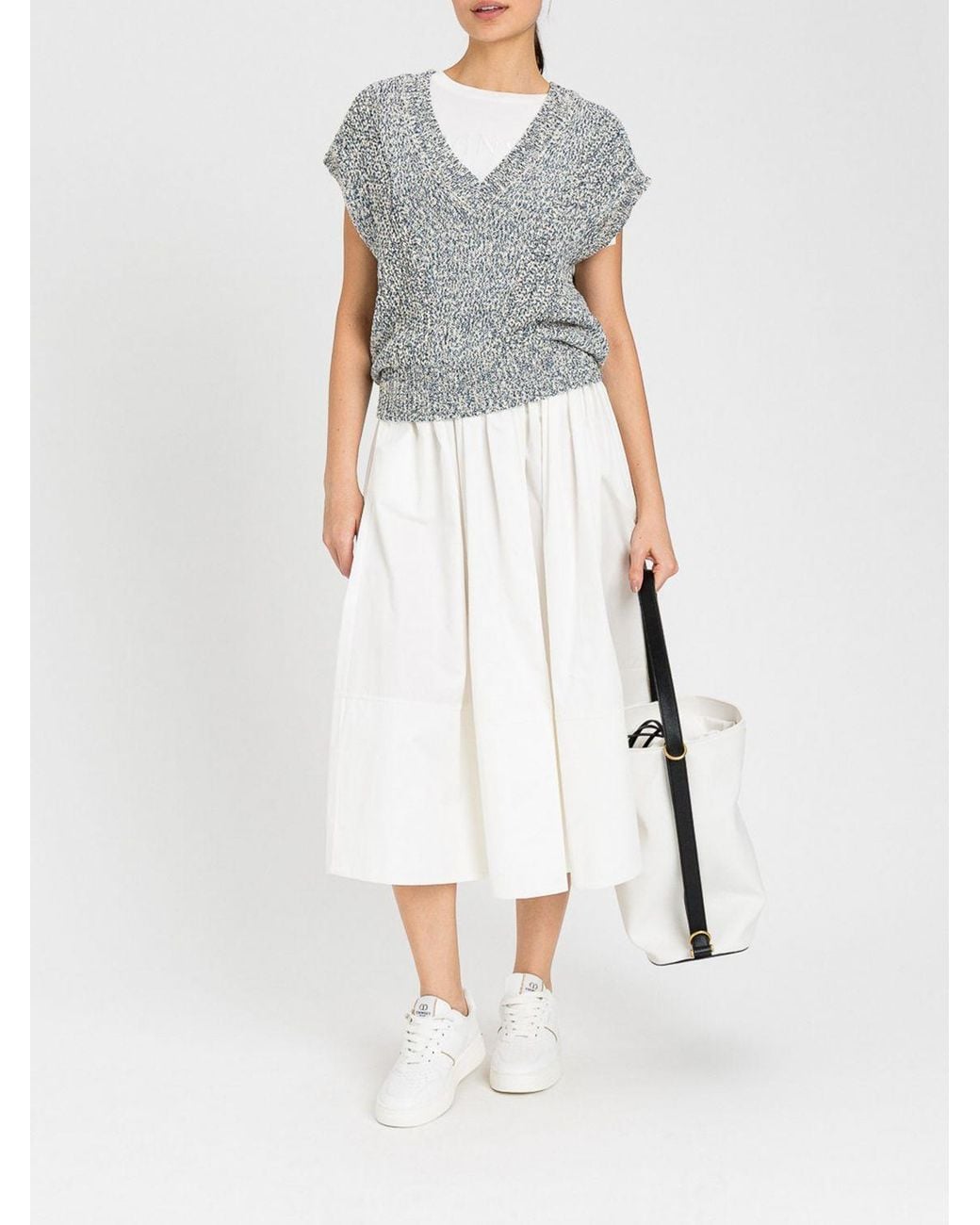 Twinset White Skirt