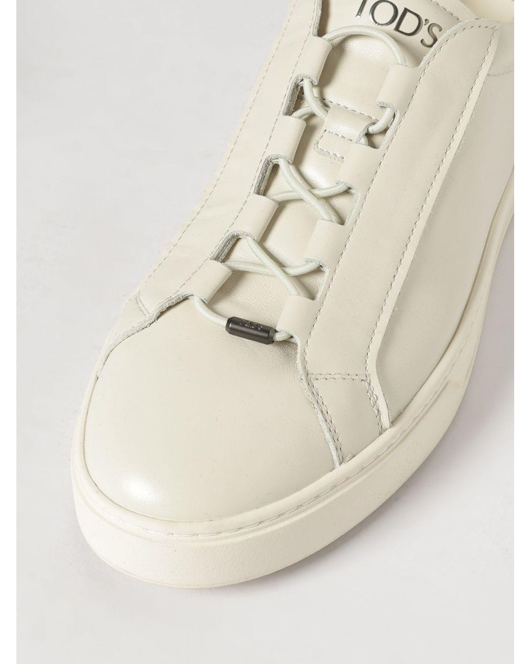 Tod's Natural Leather Sneakers for men