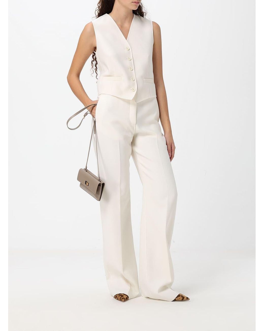 Mini Bagas Fendi Mini Bag in Natural | Lyst