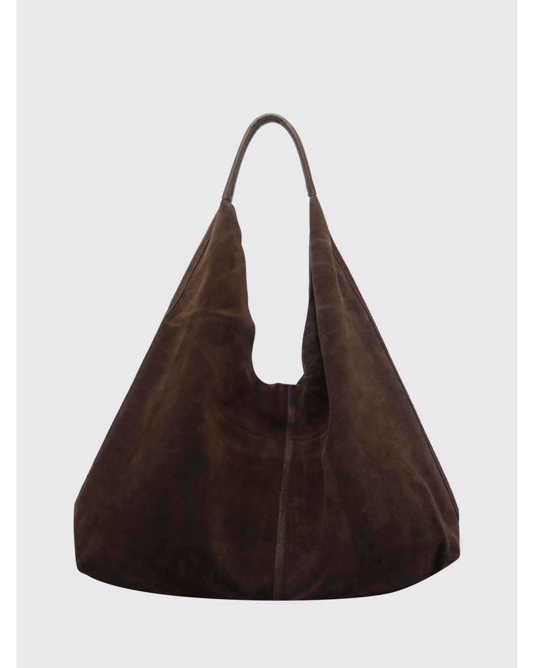 Kurt Geiger Brown Chelsea Suede Calfskin Hobo Bag