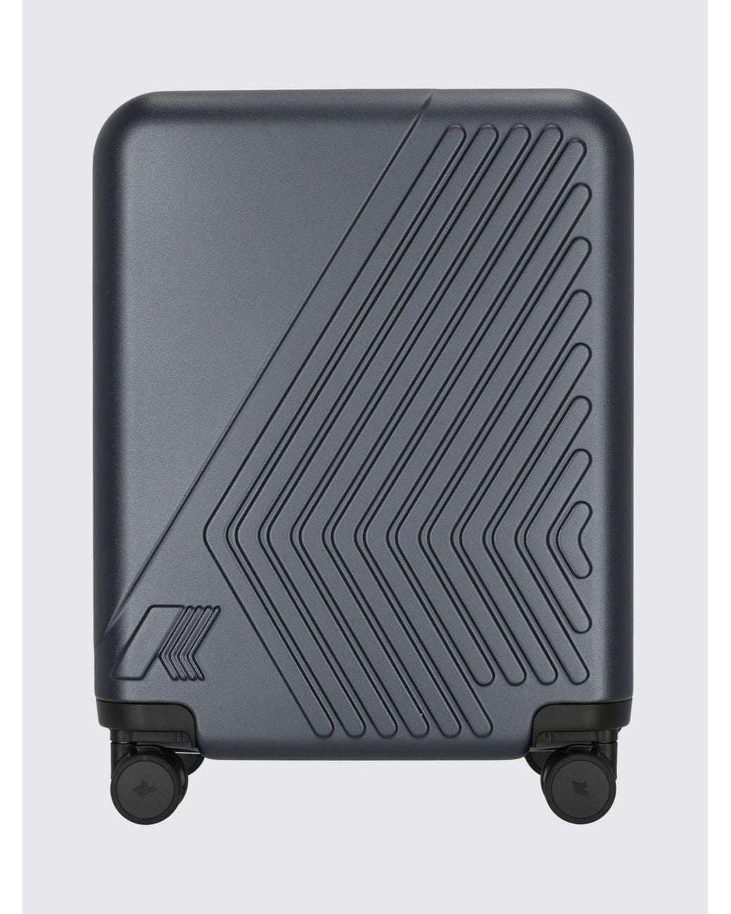 K-Way Gray Eudoxie Hardshell Cabin Trolley for men