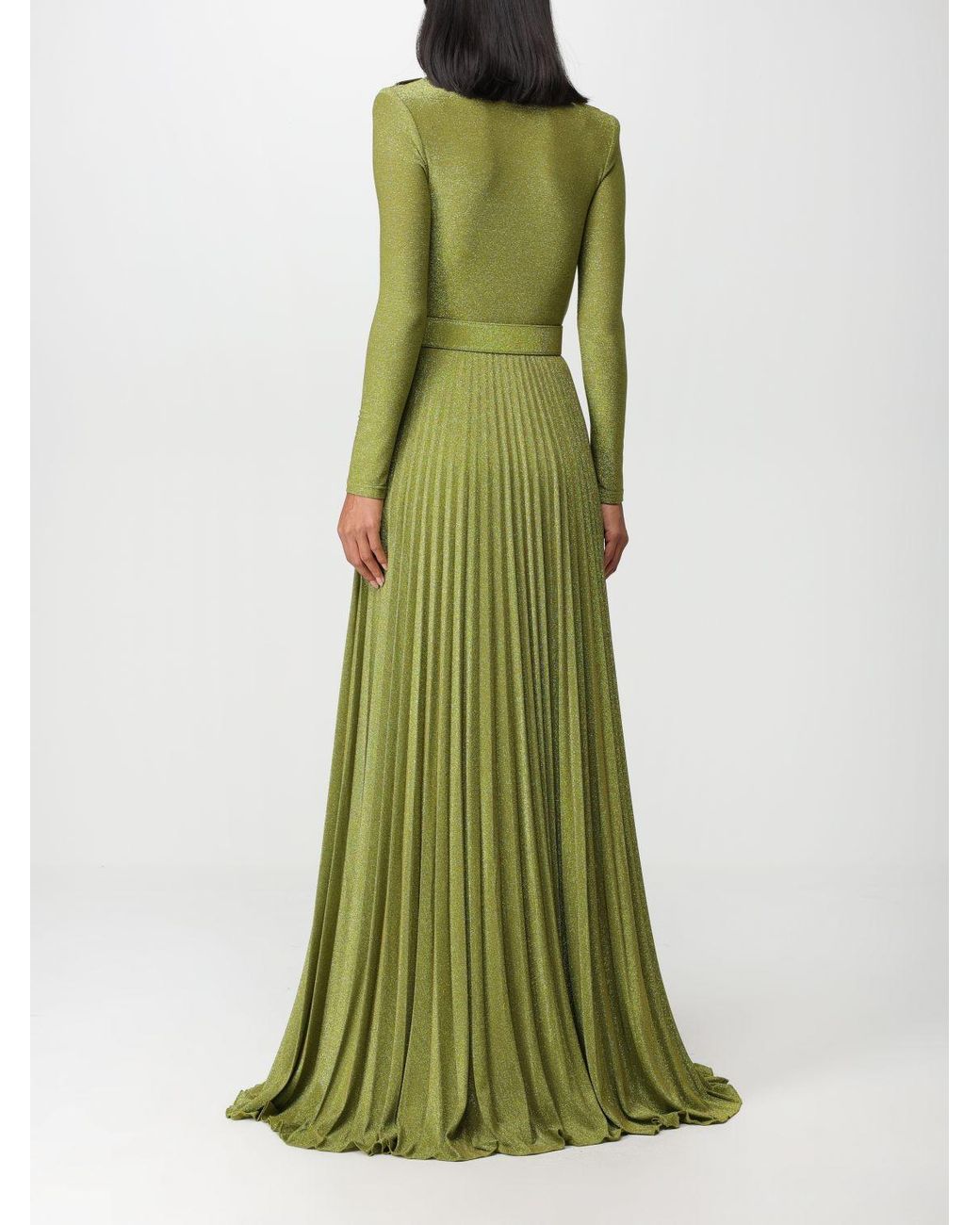 Elisabetta franchi 2025 green dress