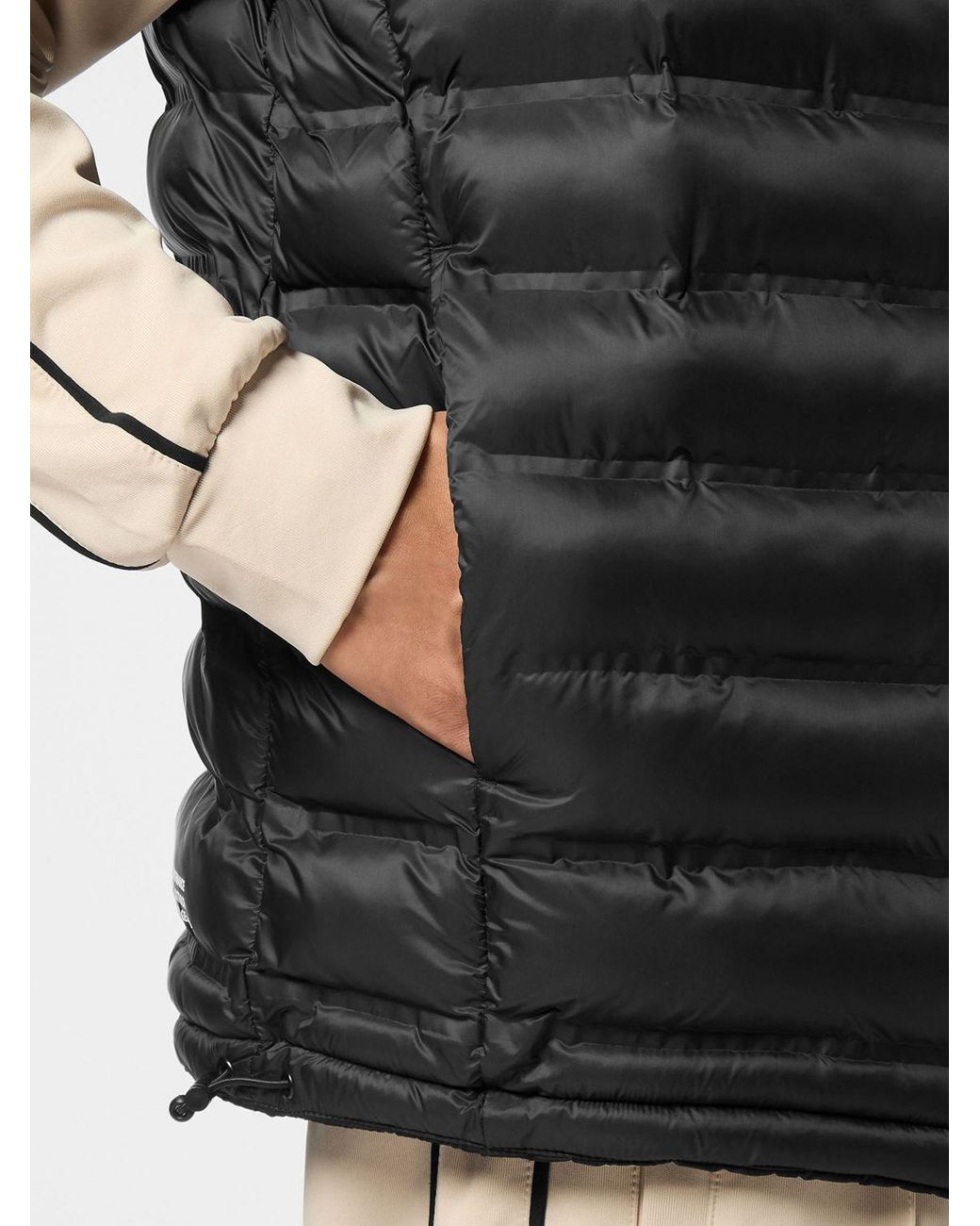 Philipp Plein Black Padded Quilted Nylon Vest for men
