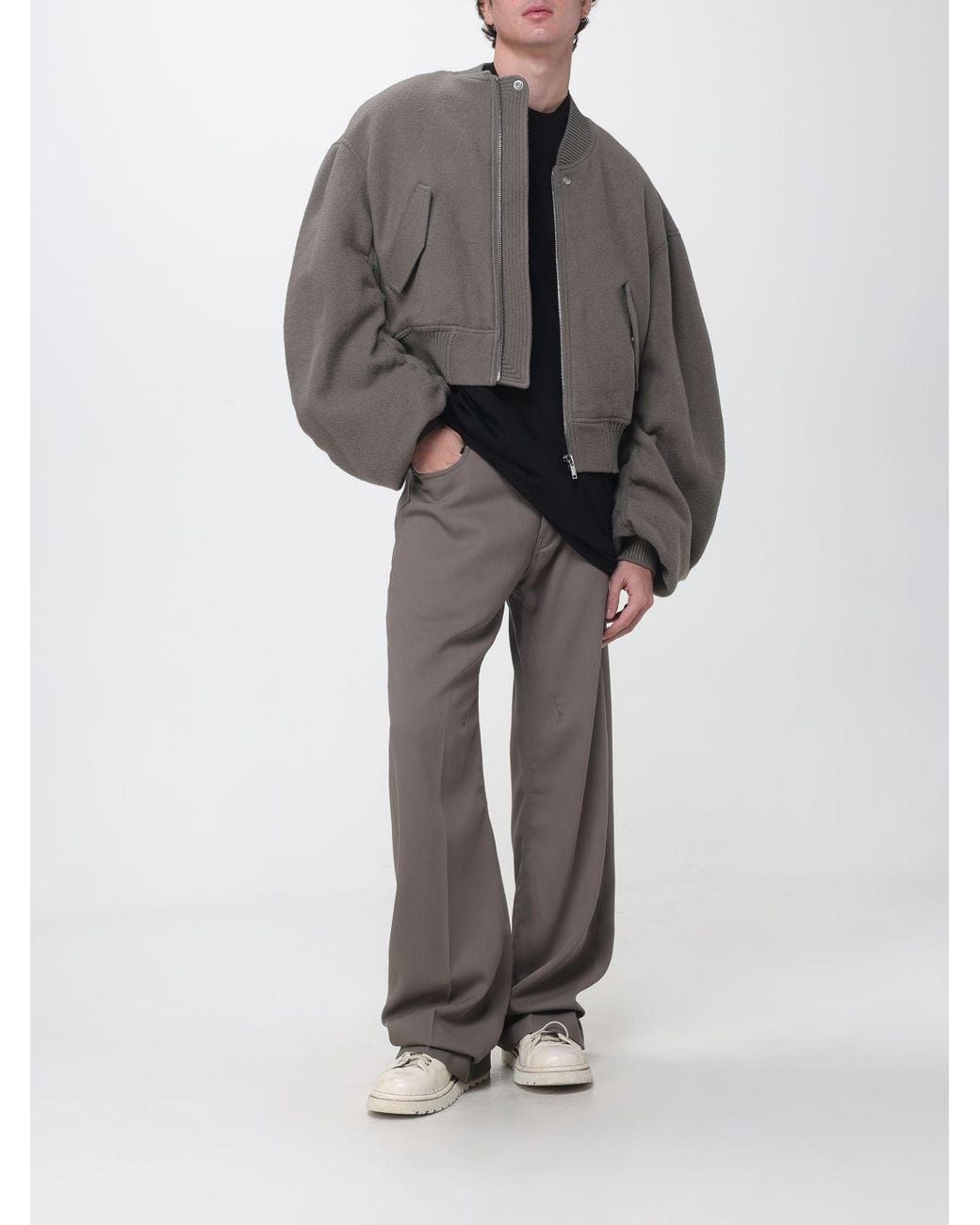Rick Owens Gray Jacket for men