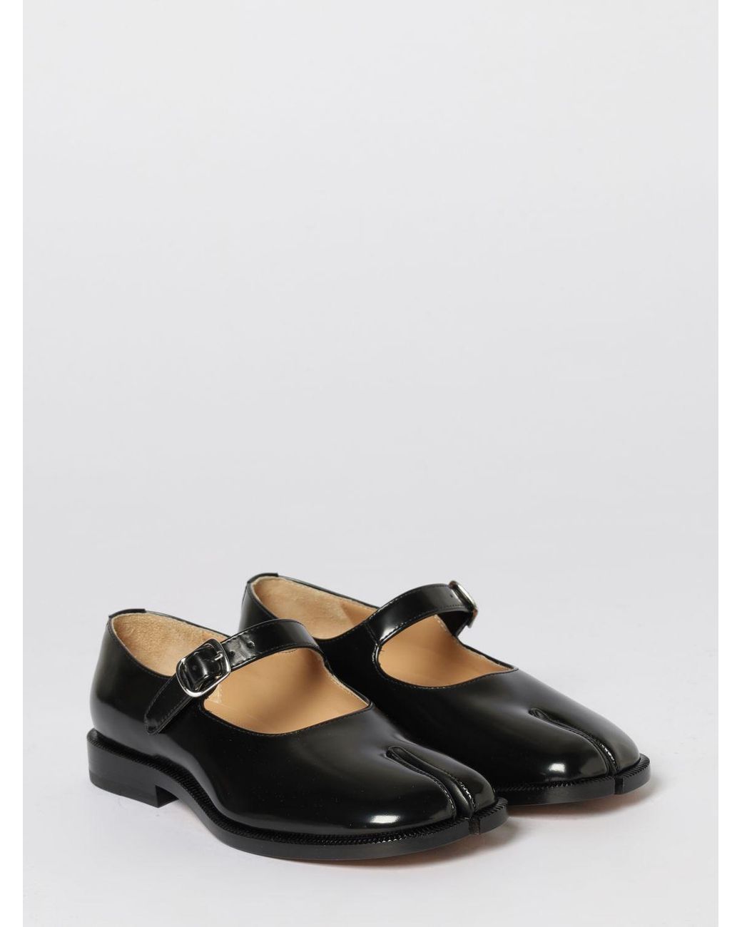 Maison Margiela White Tabi Mary Jane Loafers