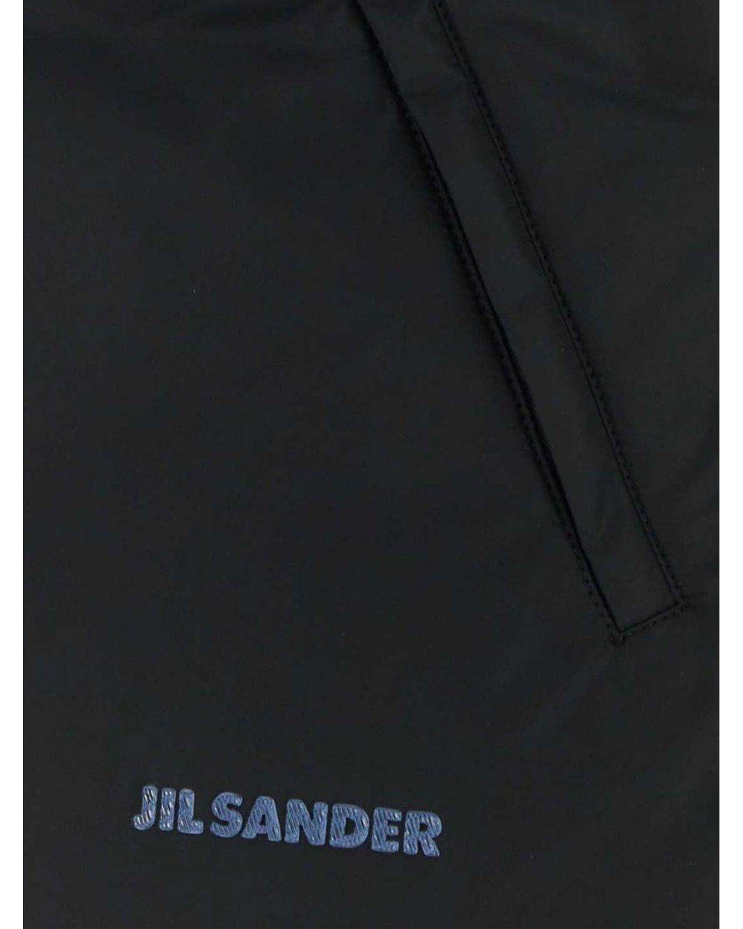 Jil Sander Blue Slim-Fit Padded Technical Nylon Gilet With High Neck
