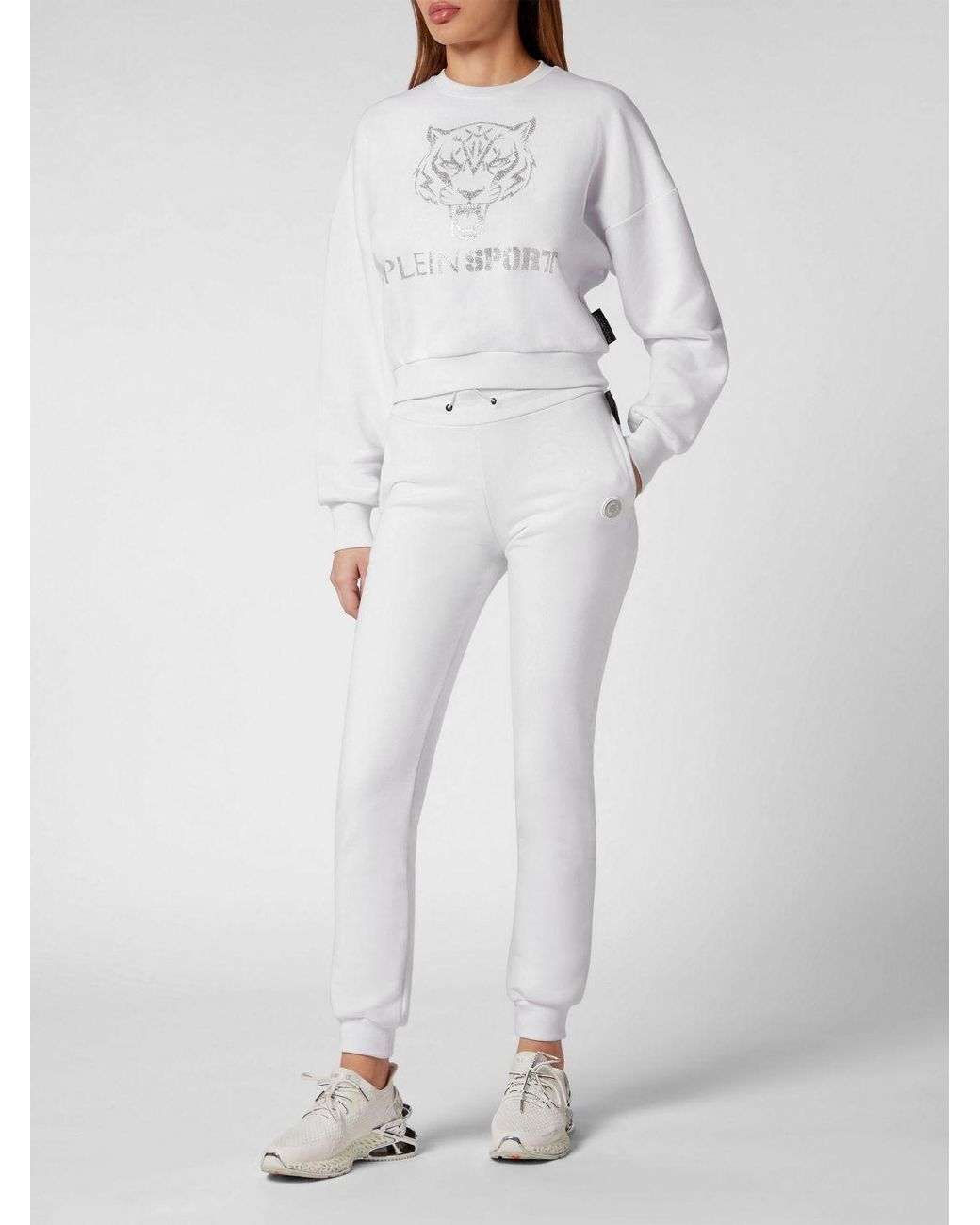 Philipp Plein Gray Crewneck Jumper