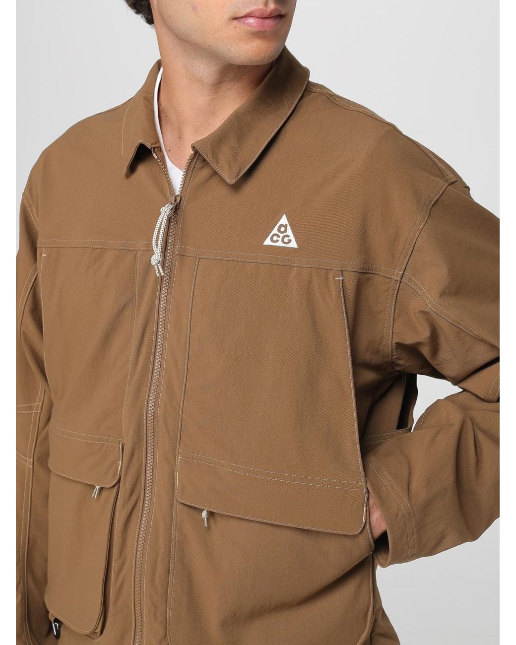 Nike Brown Jacket for men