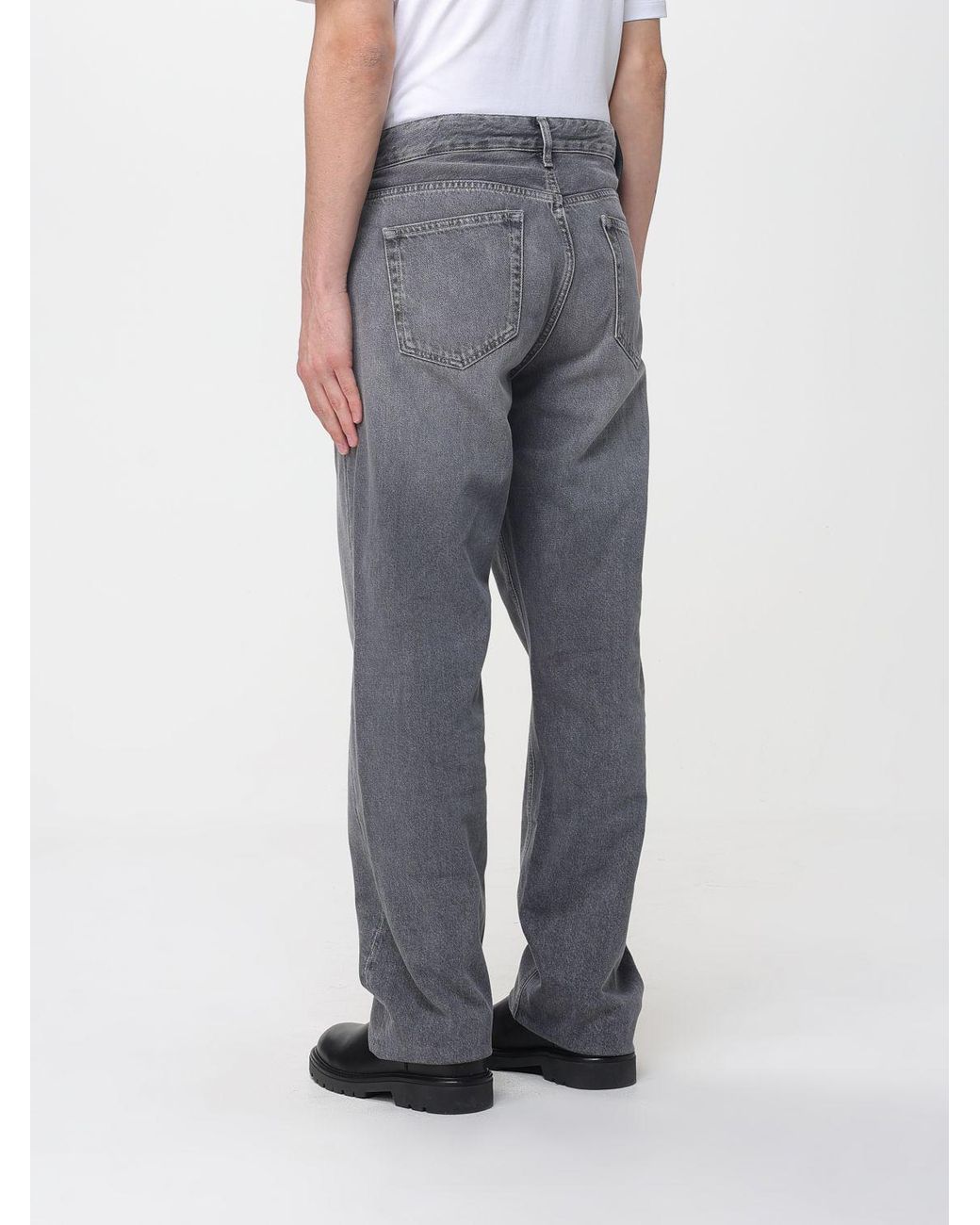 Karl Lagerfeld Gray Straight Jeans for men