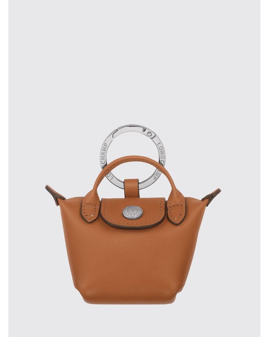 Longchamp Multicolor Le Pliage Xtra Leather Keychain