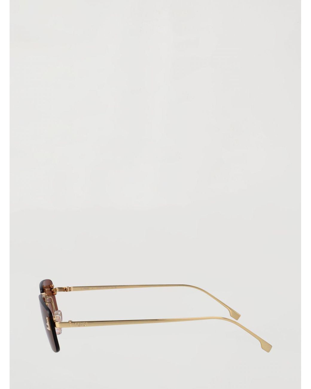 Fendi White First Sunglasses