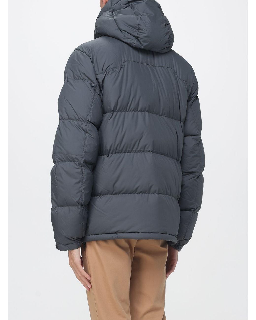 Polo Ralph Lauren Blue Gorham Quilted Nylon Hooded Down Jacket With Pony Logo for men