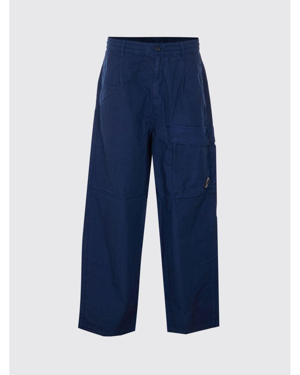 C P Company Blue Cargo Trousers for men