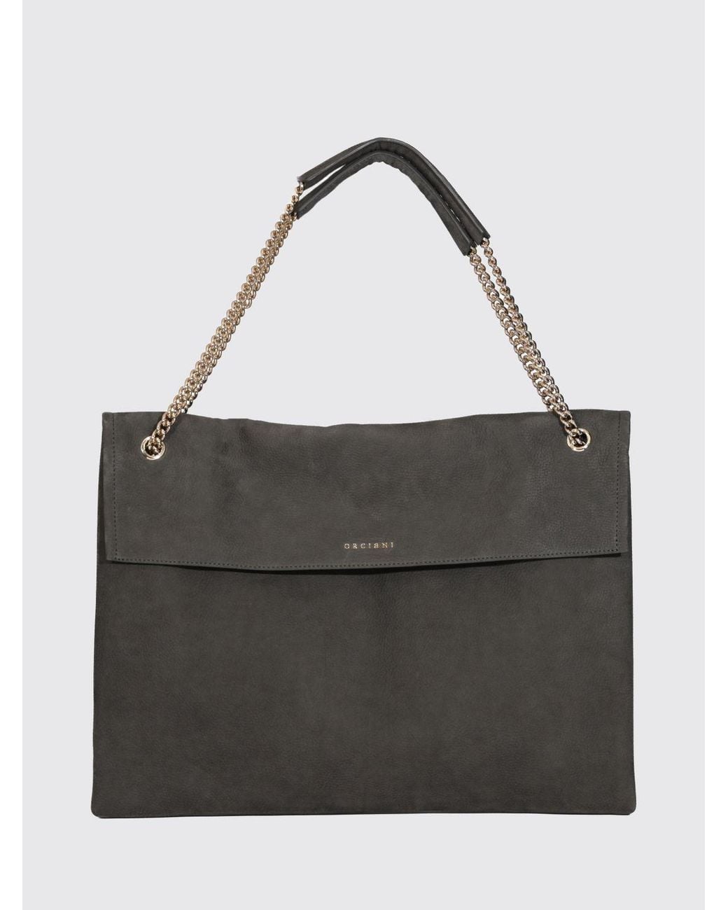 Orciani Black Large Venus Shoulder Bag