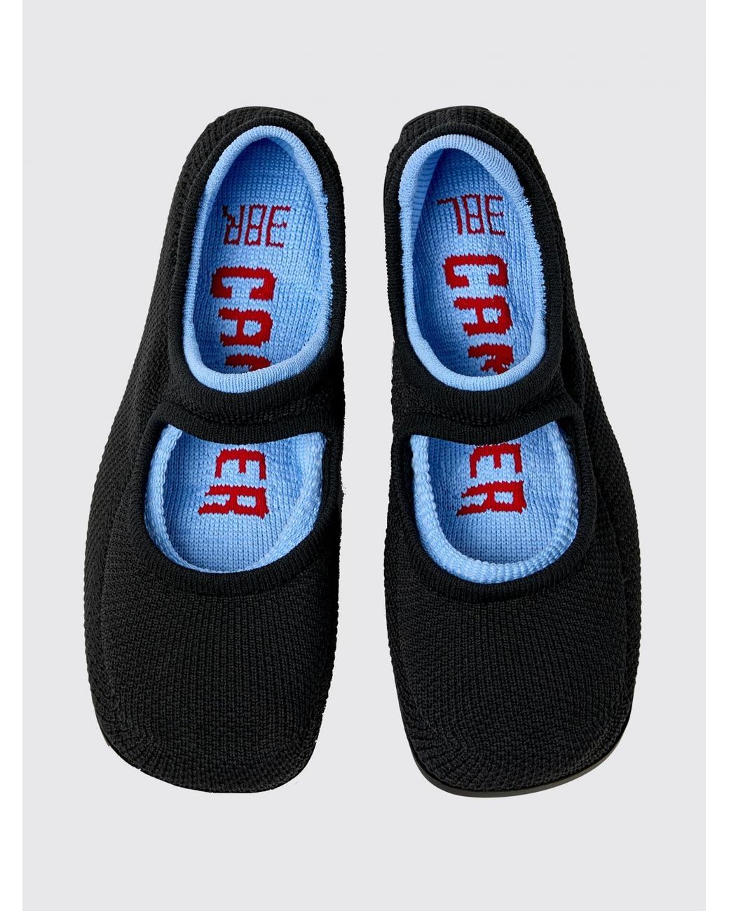Camper White Right Niko Mary Jane Ballerinas