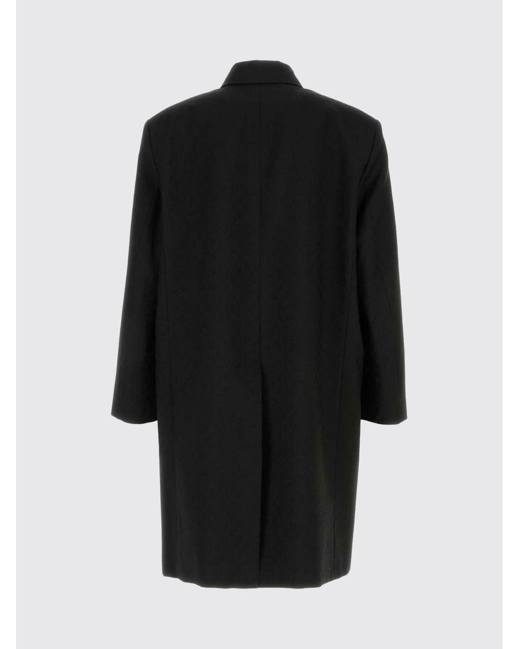 Gucci Black Single Breasted Polyester Coat for men