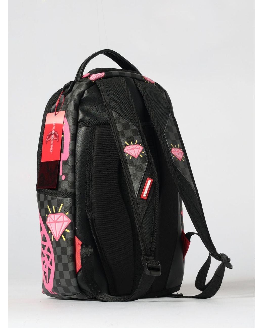 Sprayground Pink Backpack for men