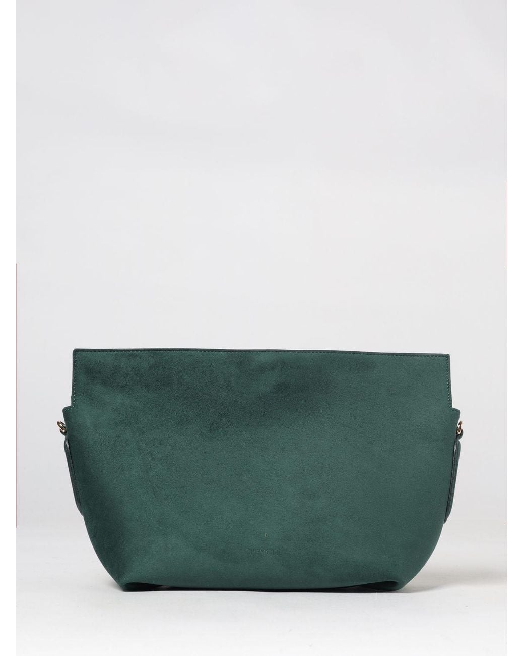 THEMOIRÈ Green ThemoirÈ Zoe Vegan Leather Clutch With Removable Strap And Pouch