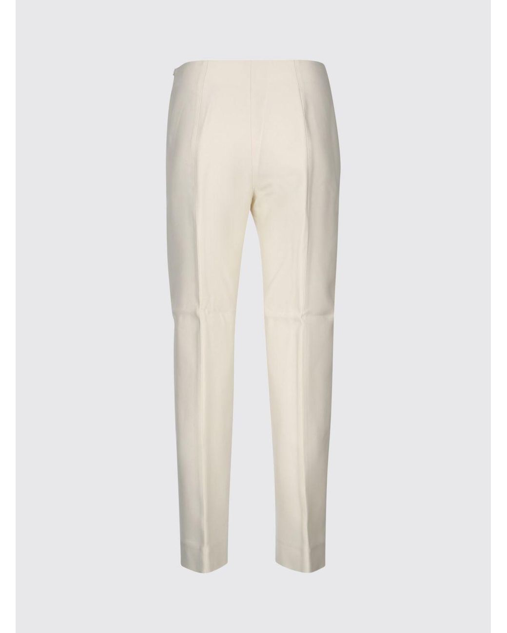 Totême  Multicolor Straight Wool And Silk Trousers