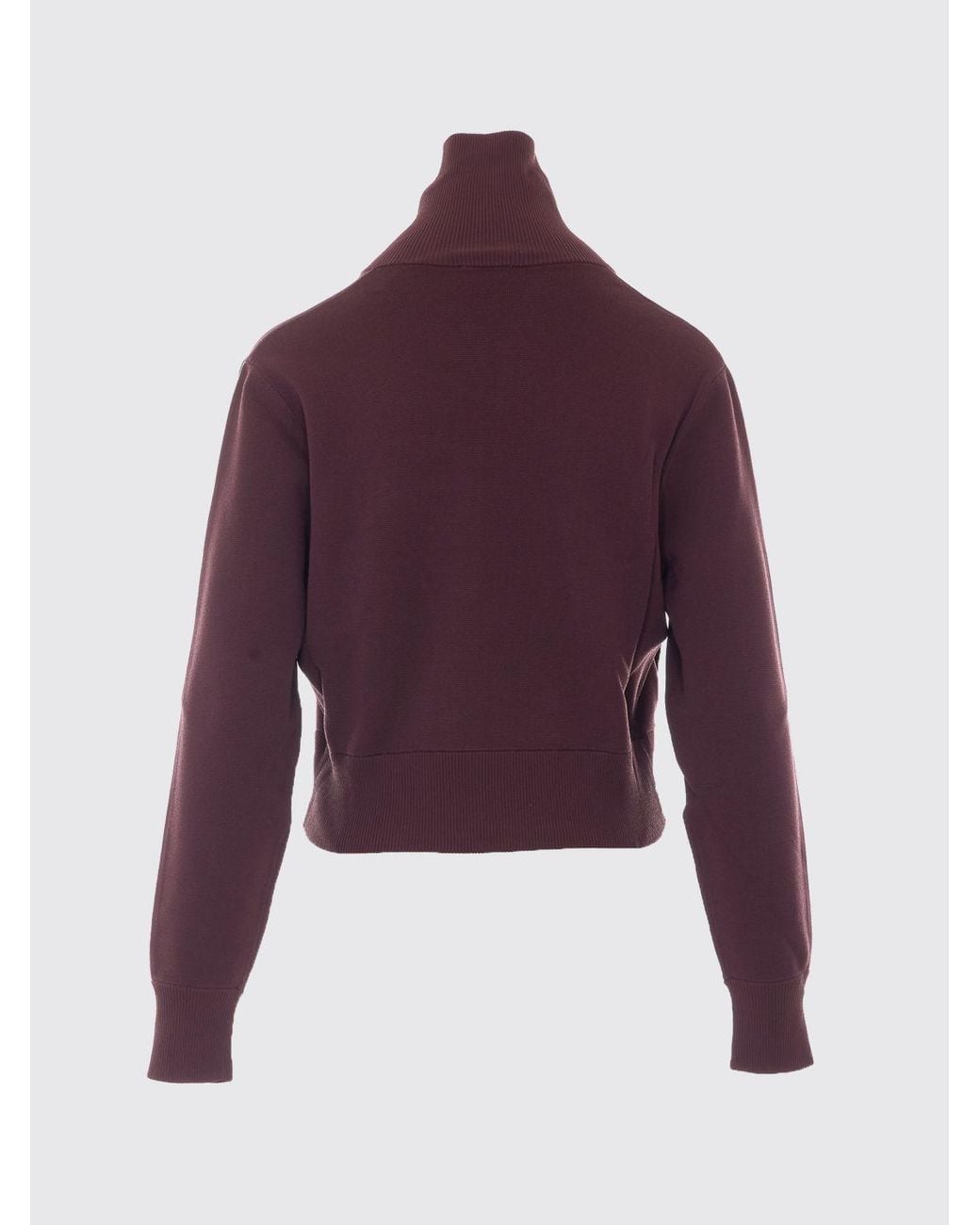 Autry Red Slim Fit Zip-Up Sweatshirt