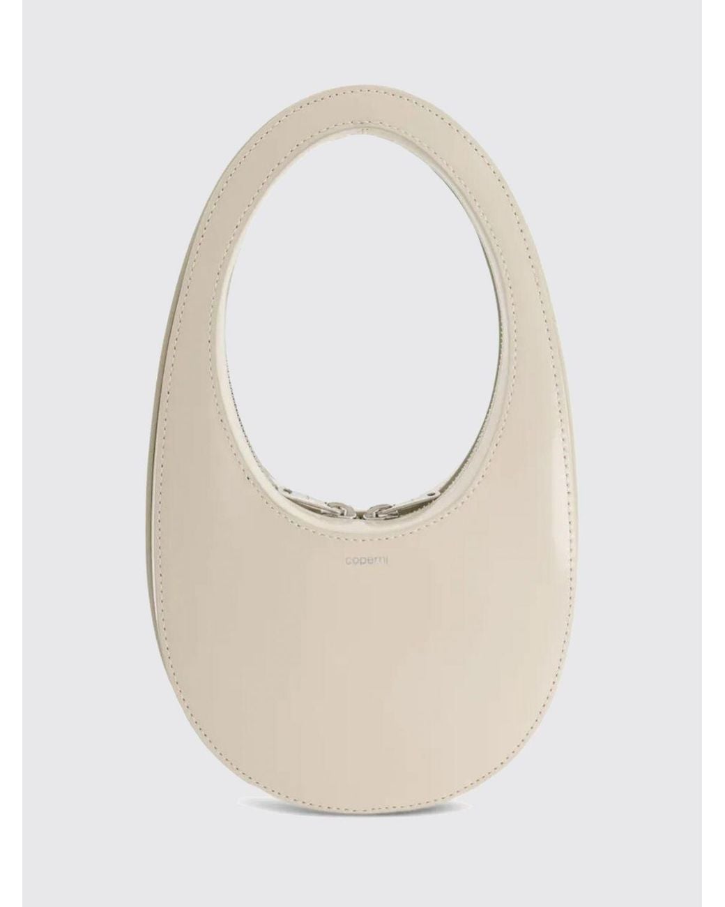 Coperni White Swipe Leather Bag