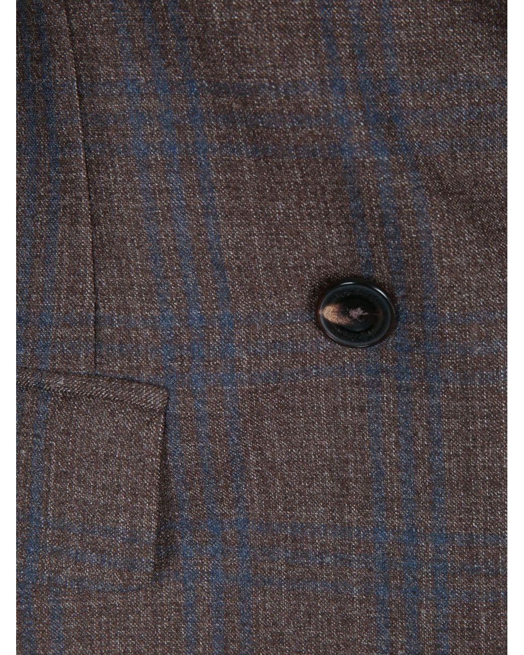 Jacob Cohen Gray Cropped Double-Breasted Blazer