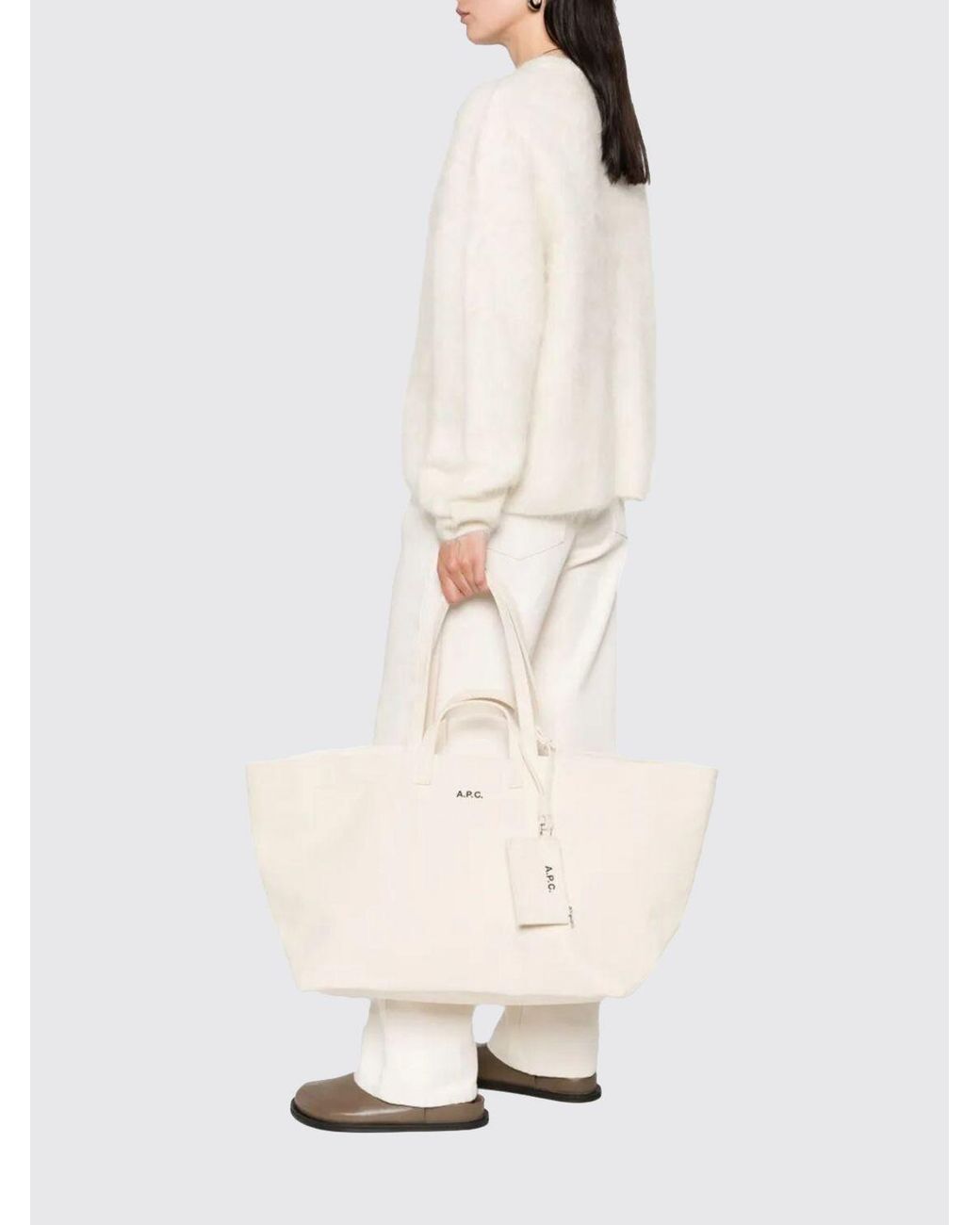 Borsa Le Drummer di A.P.C. in Natural