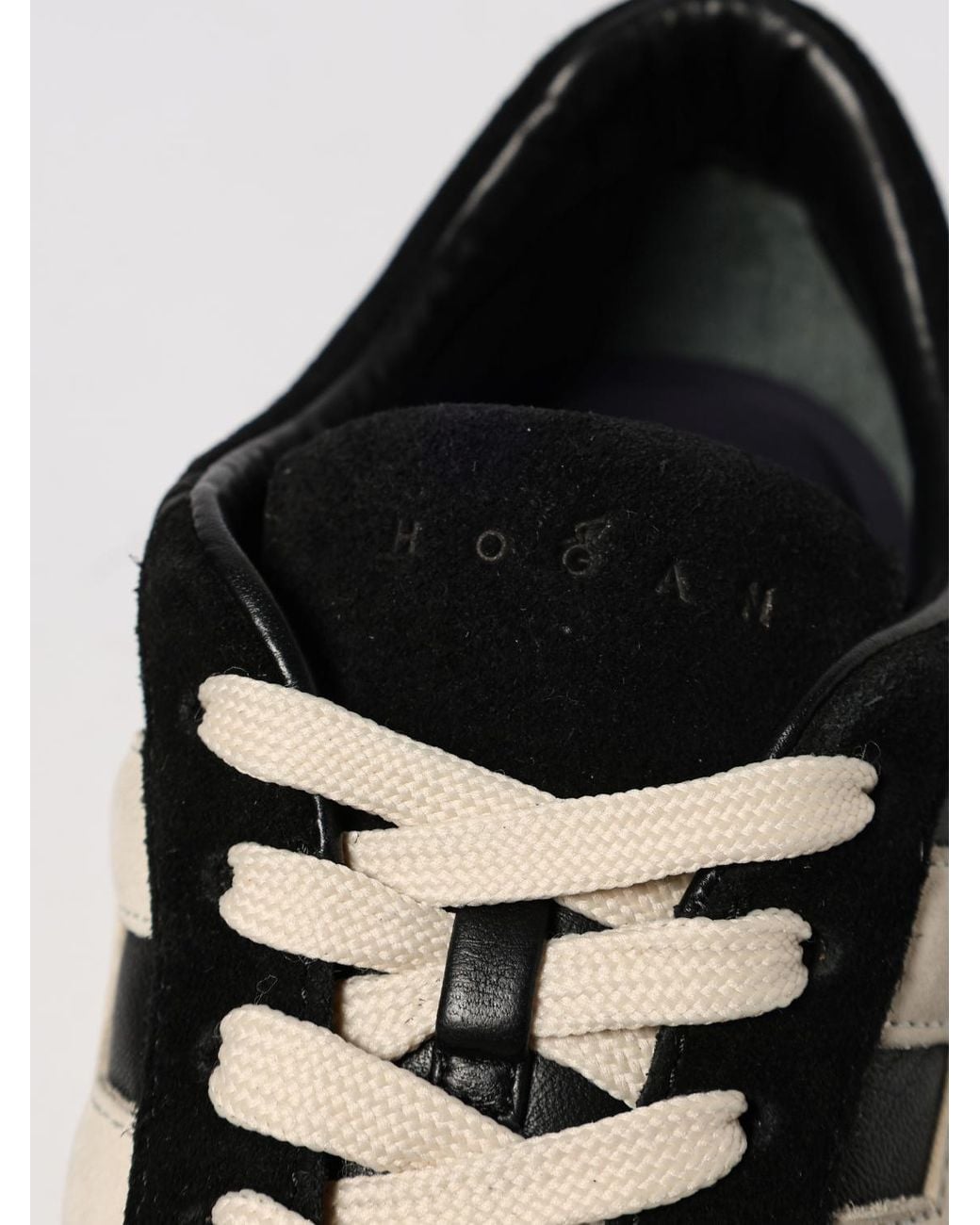 Hogan Black H669 Suede Sneakers