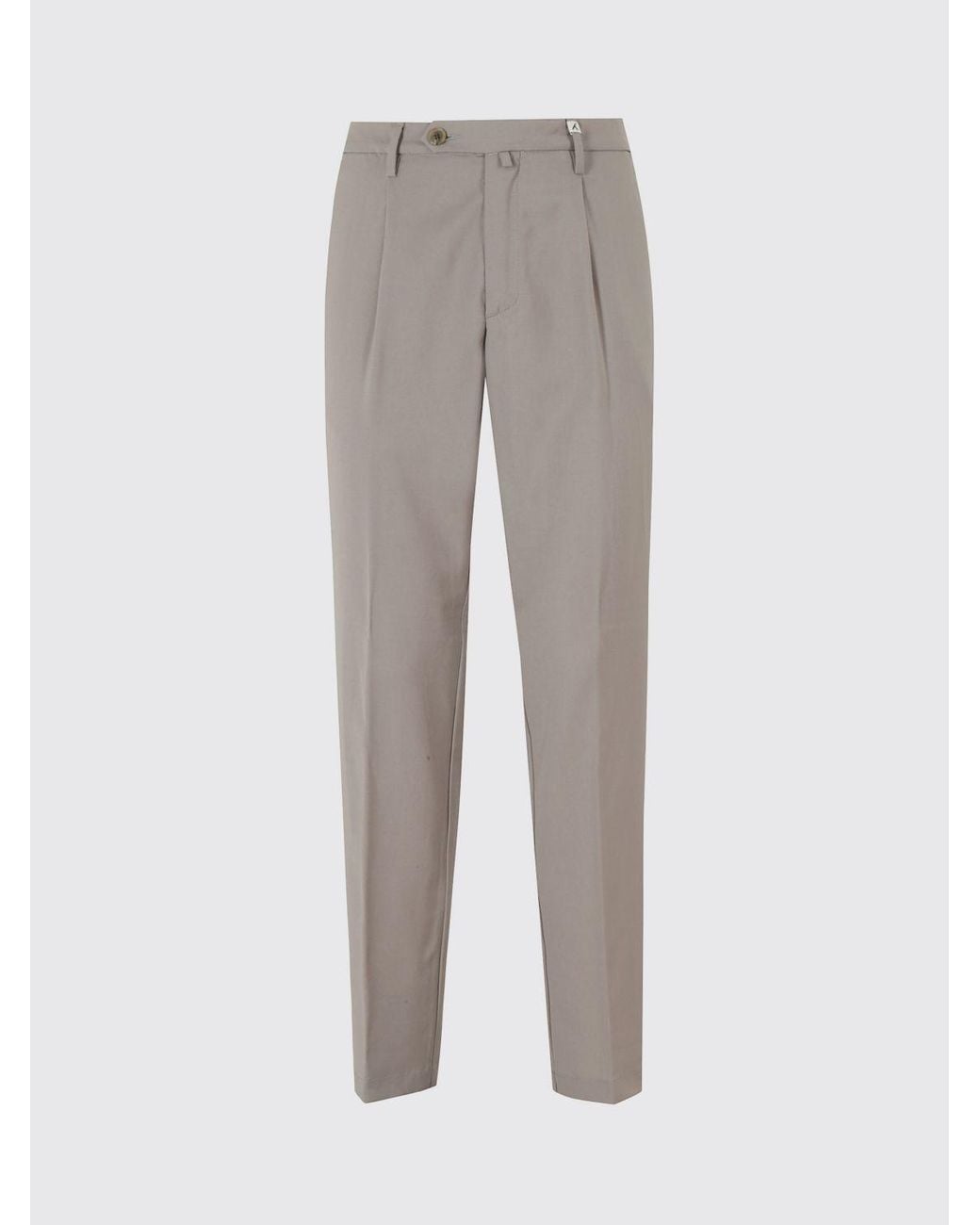 Myths Gray Wool Tailored Trousers for men