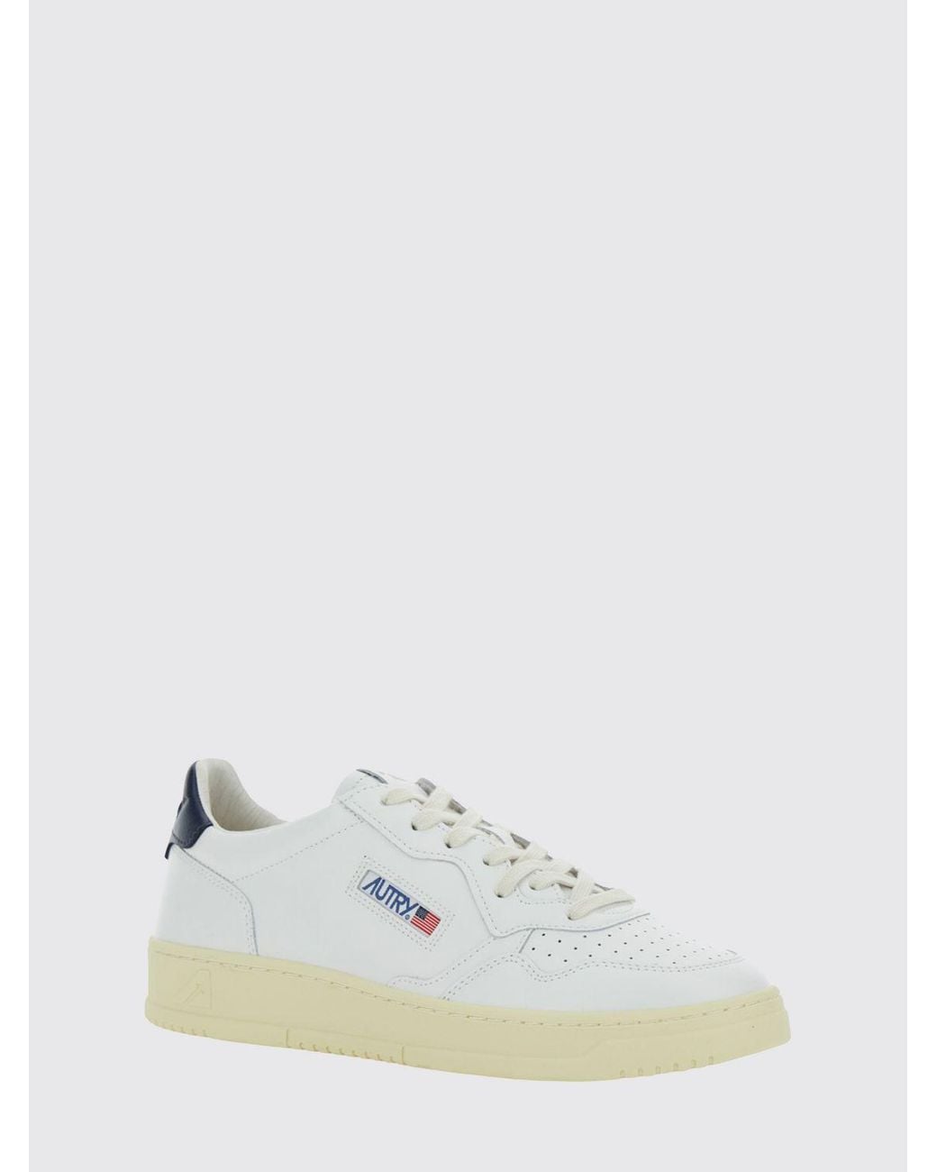 Autry White Medalist Low Sneakers for men