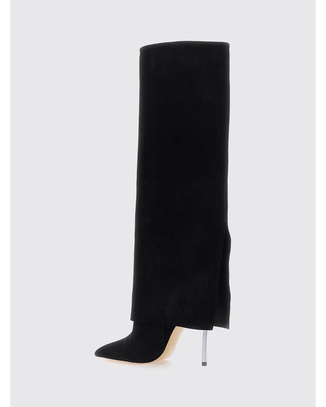 Casadei Black Flat Ankle Boot