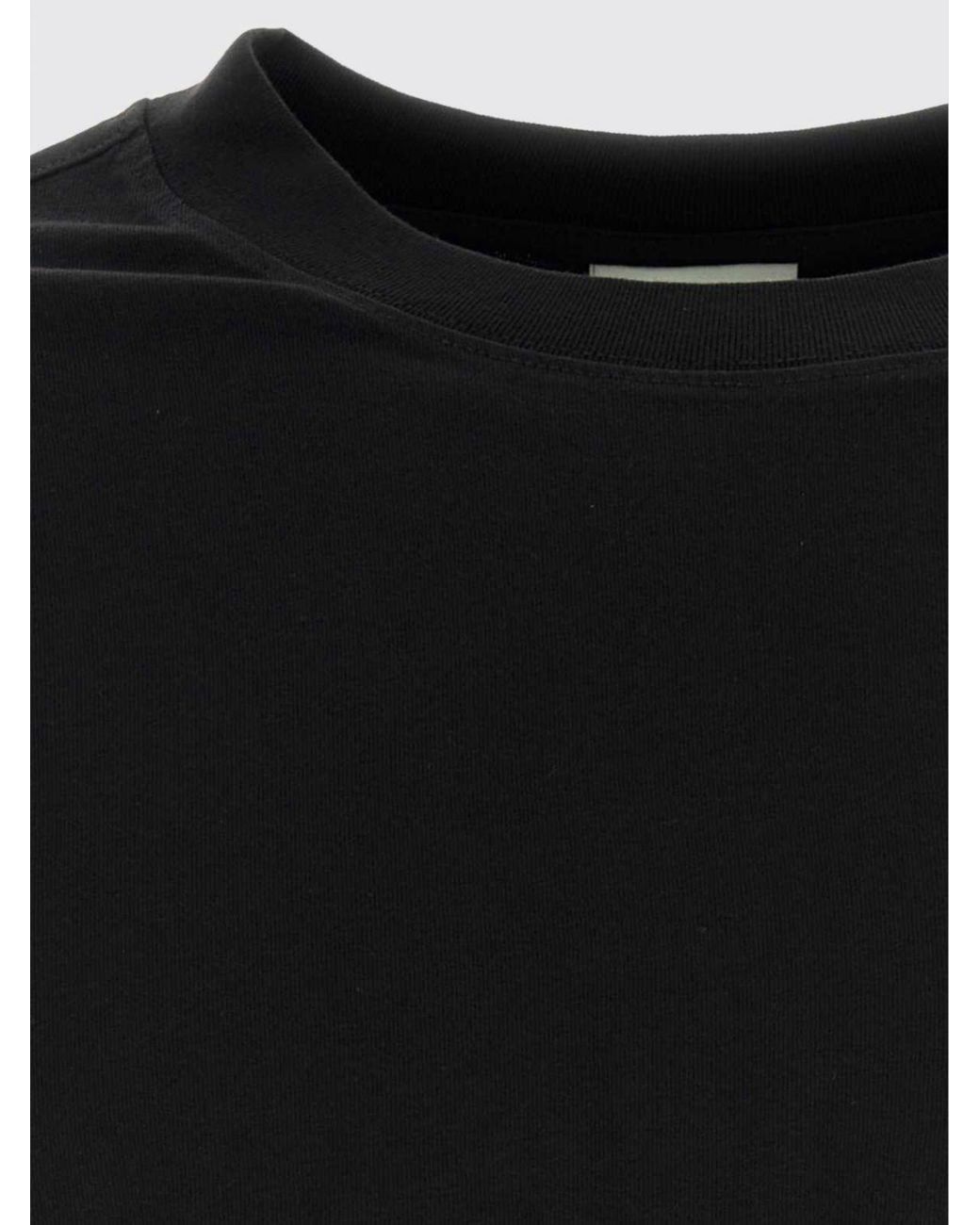 Dries Van Noten Blue Relaxed Fit Long-Sleeved Cotton T-Shirt for men