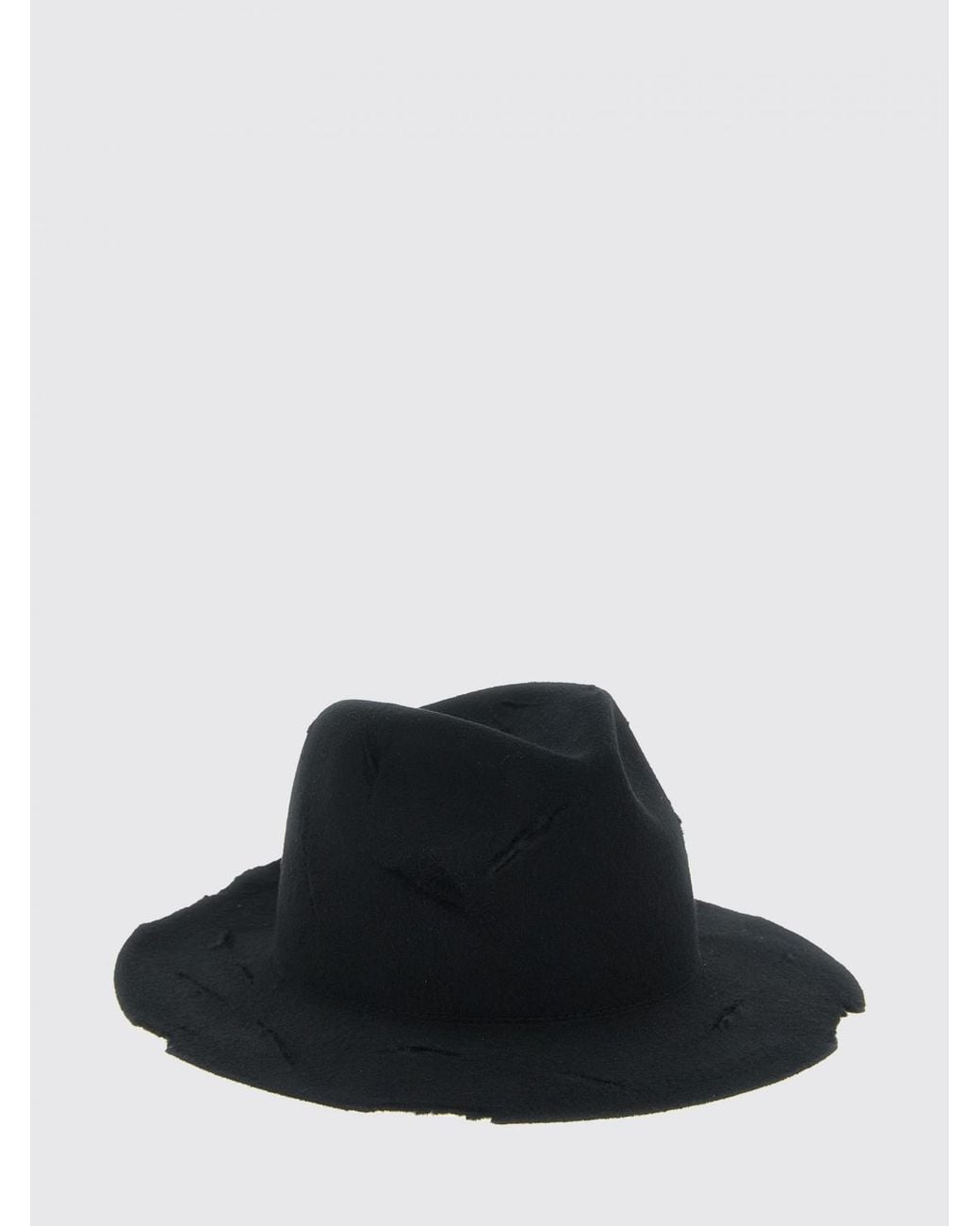 Yohji Yamamoto Black Wide-Brimmed Hat for men