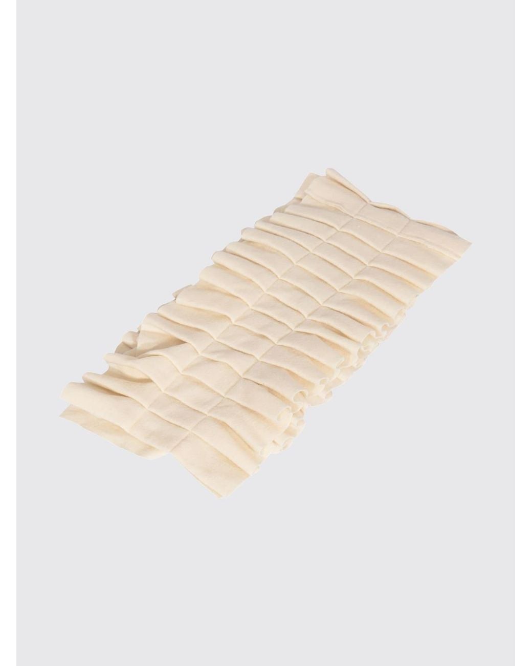 Liviana Conti White Contemporary Rectangular Scarf