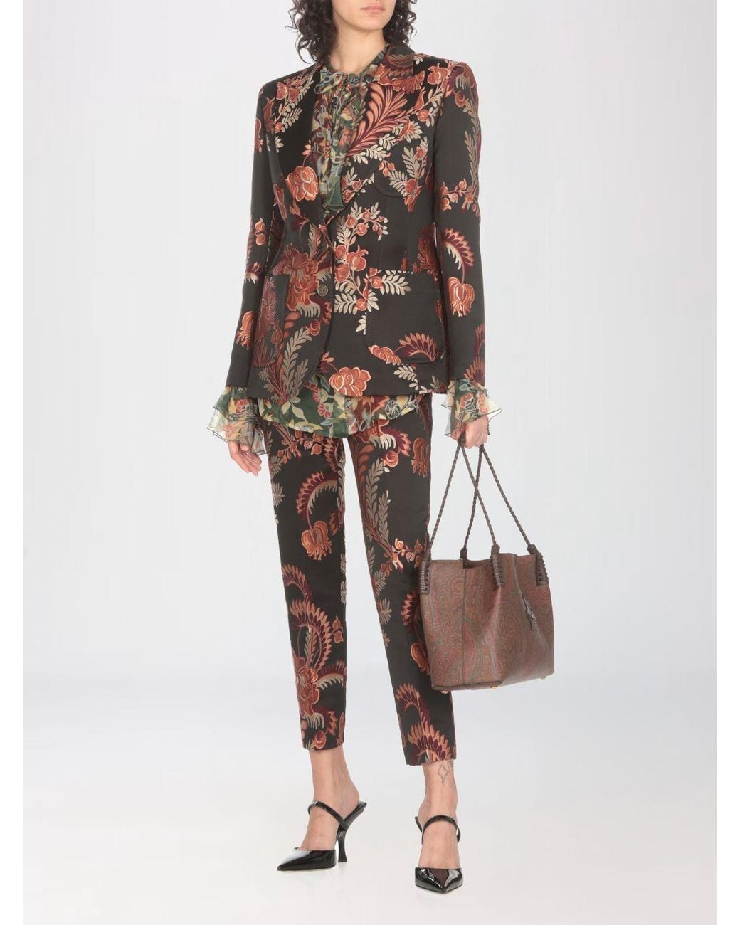 Etro Brown Shoulder Bag