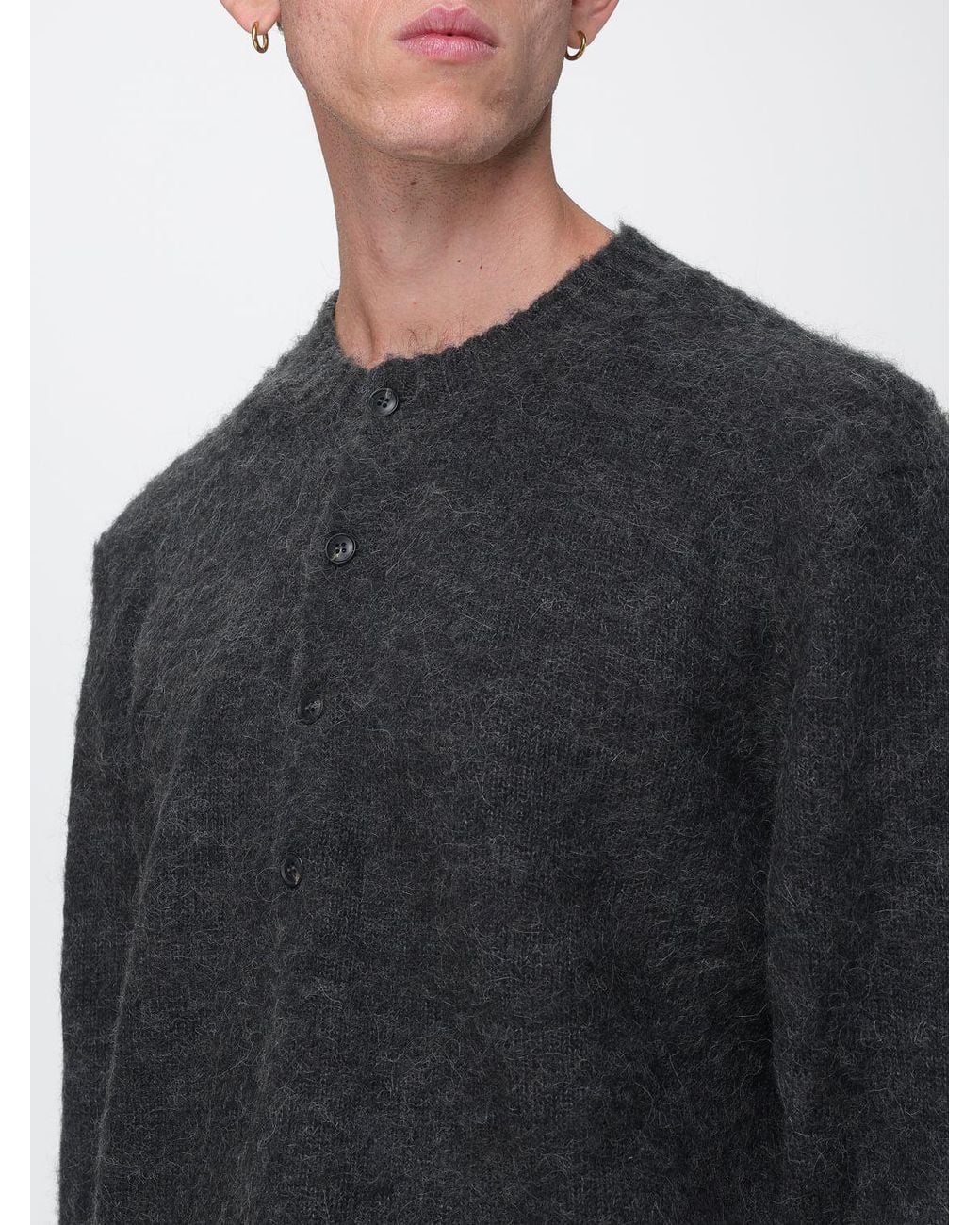 Diana Studio Blue Wool And Cashmere Blend Crew-Neck Jumper for men