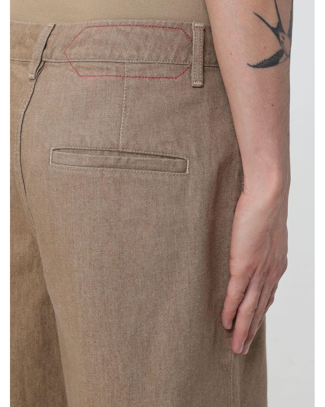Jacquemus Natural Pants for men