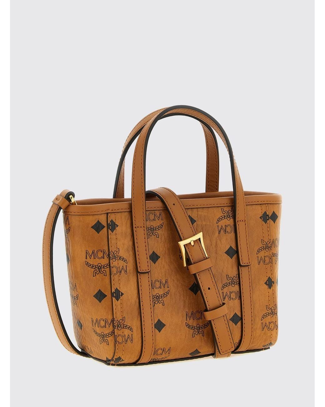 Mini Tote Toni di MCM in Brown