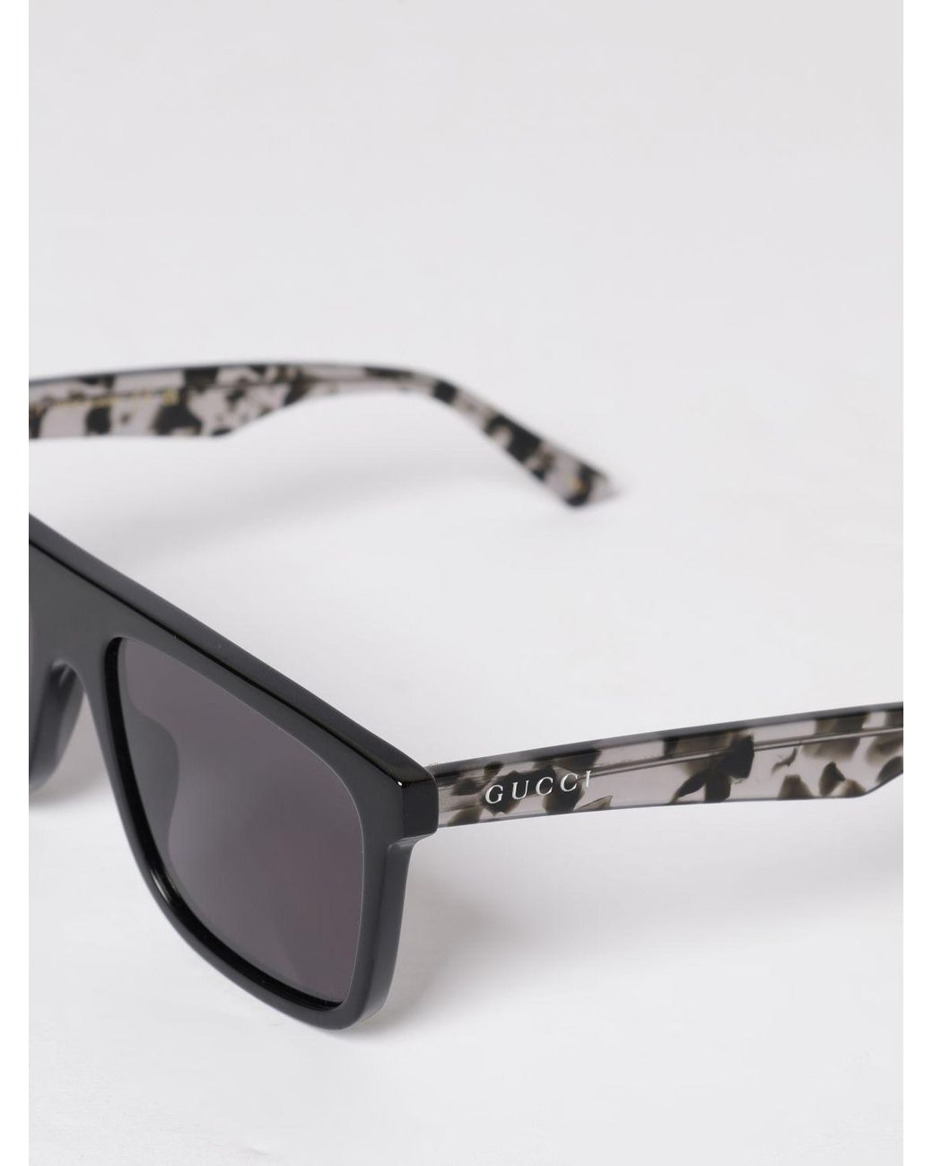 Gucci Gray Rectangular Sunglasses for men